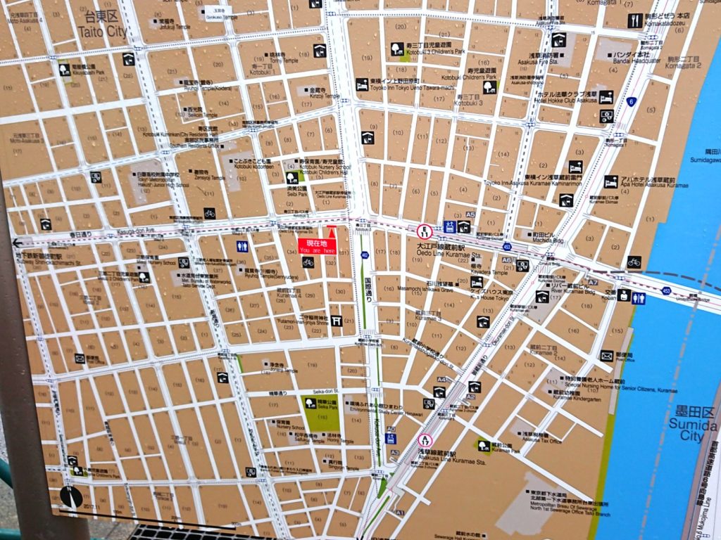 浅草橋問屋街map