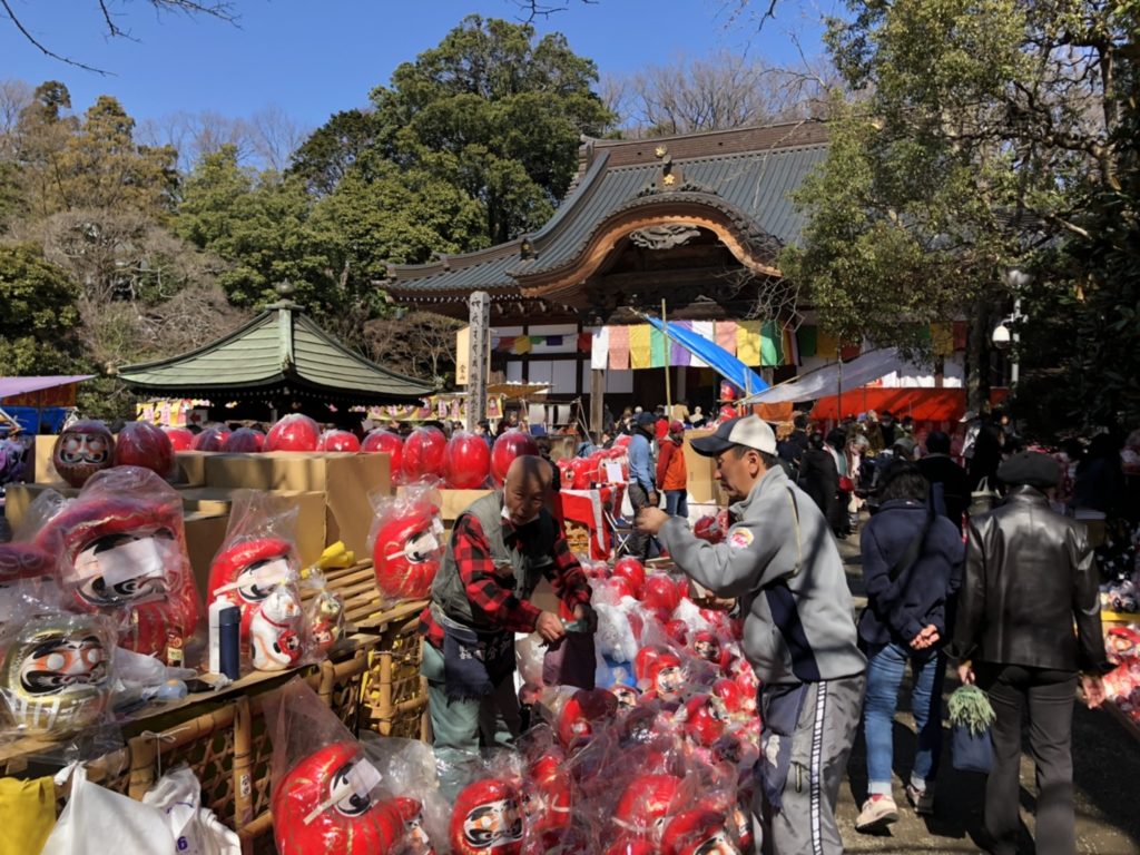 深大寺だるま市