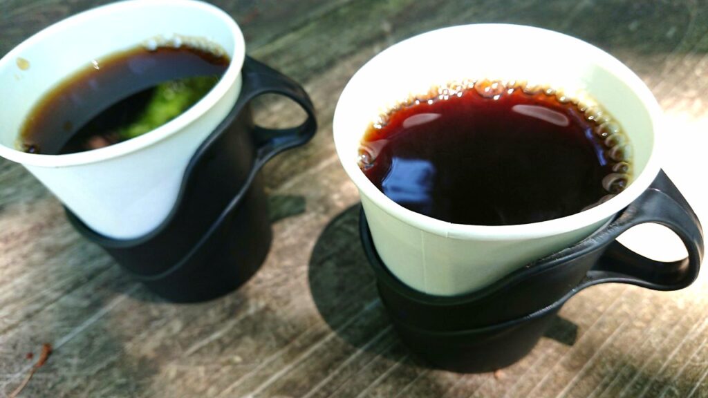 長尾茶屋のコーヒー